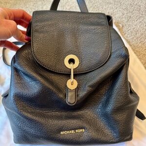 Michael Kors  Raven leather backpack